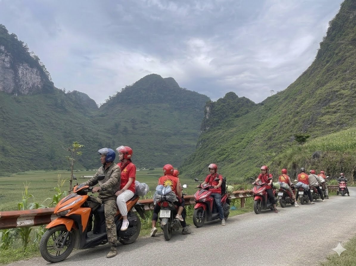 Sapa easy rider motorbike to Muong Hoa Valley Loop half day 2